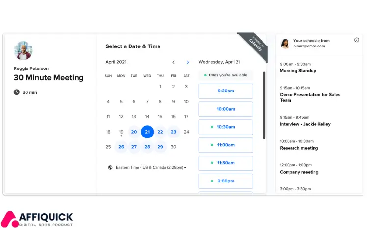 Calendly features